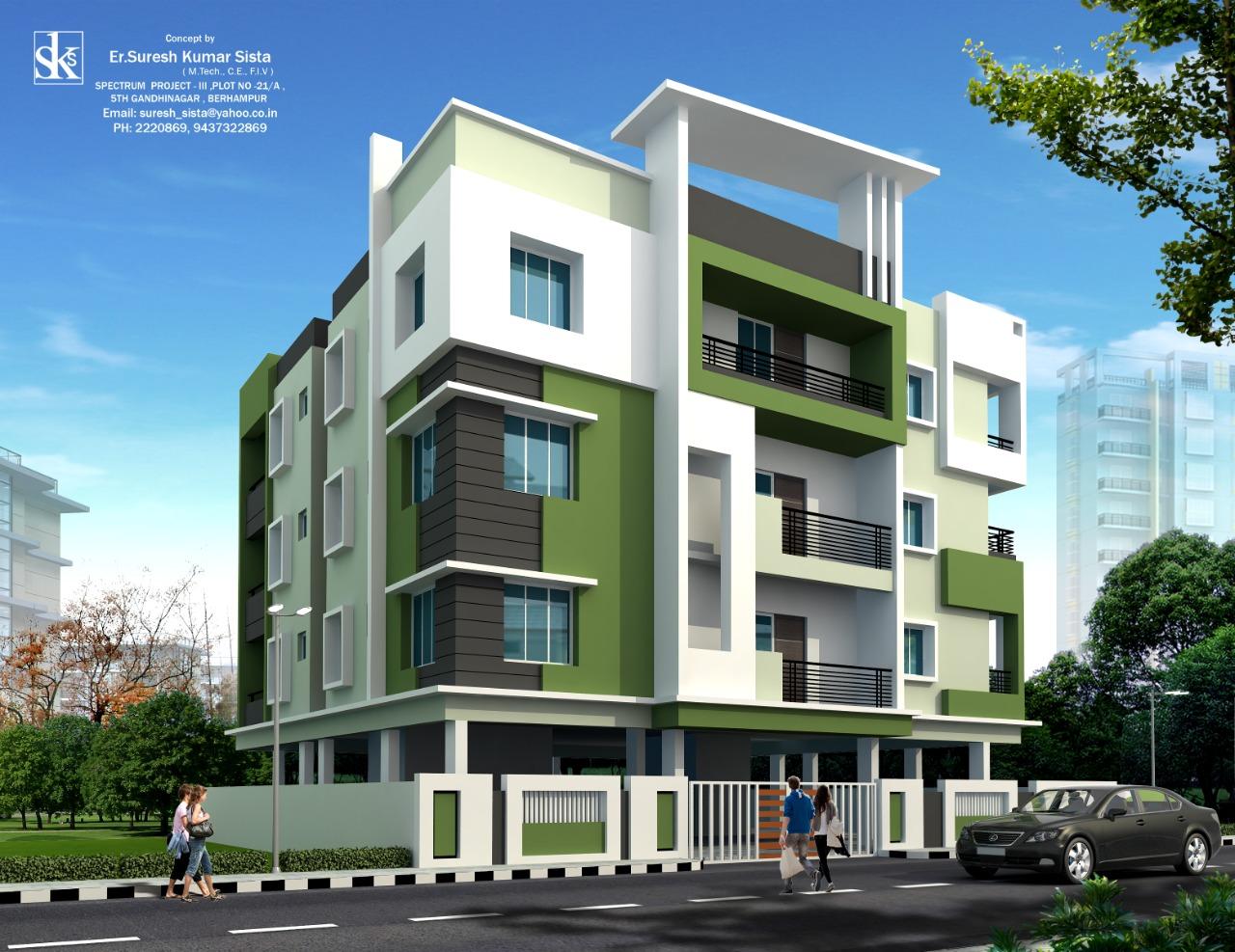 New flats for sale near engineering college Berhampur - O2 Residency